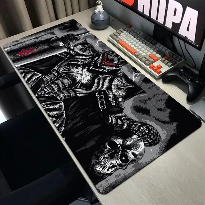 

Коврик для мыши аниме черный белый