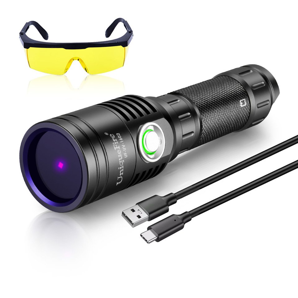 

UniqueFire UV365NM черный светодиодный фонарик