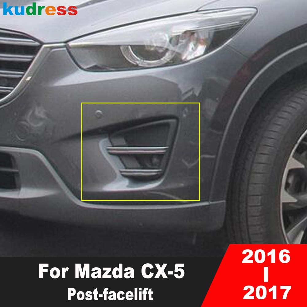 

Накладка на переднюю противотуманную фару для Mazda CX-5 CX5 2016 2017