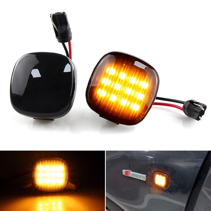 

2 шт., Светодиодные поворотники для Skoda Fabia Octavia Mk1 Mk2 Roomster Rapid NH3