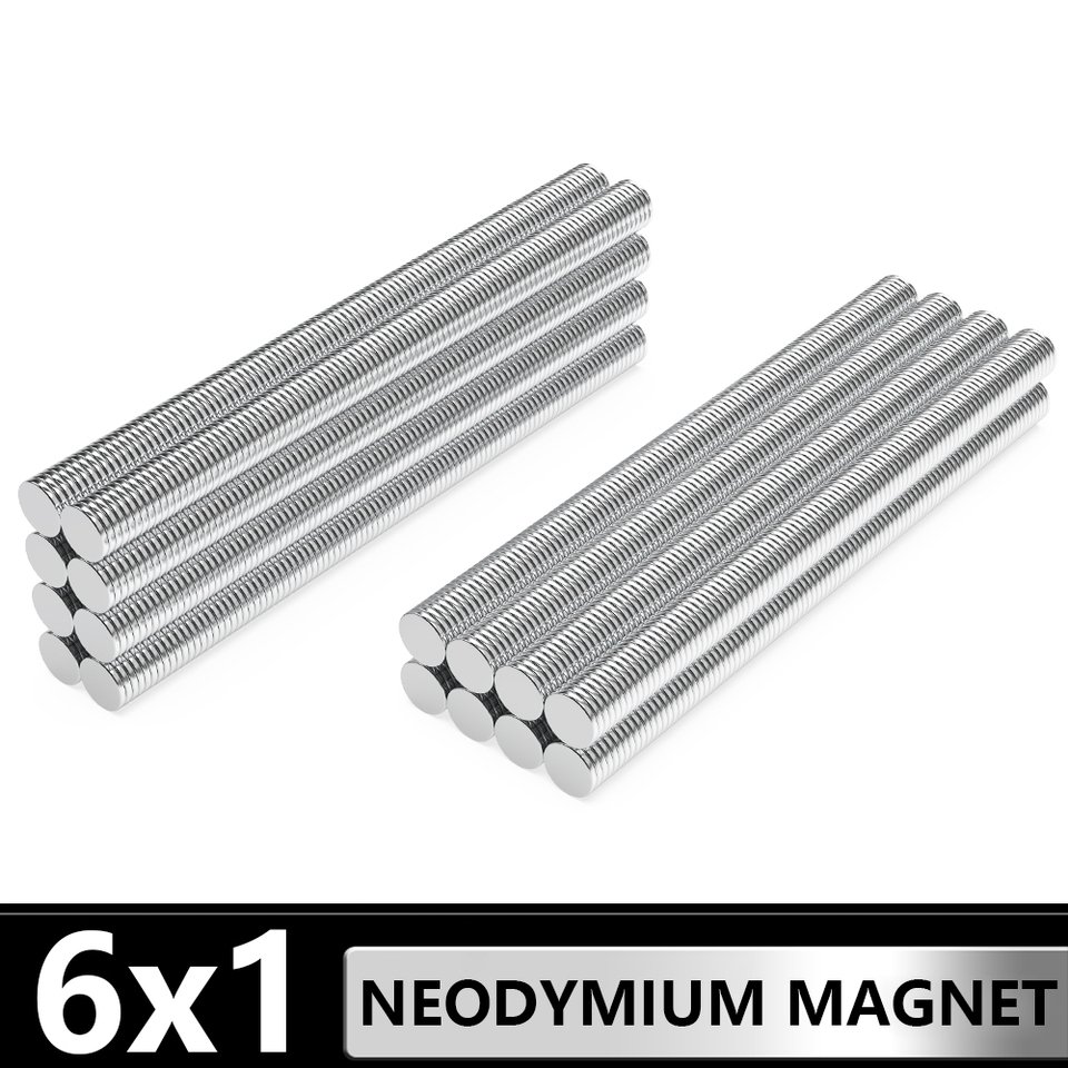 

Круглые магниты Прозон 6x1 мм