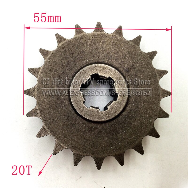 

Передняя шестерня T8F 11 14 17 20 T зубчатая шестерня для 47cc 49cc Minimoto мини-внедорожный велосипед мопед скутер