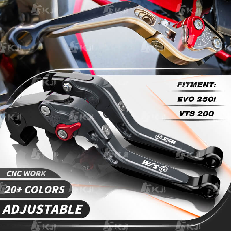 

Для SYM EVO 250i/VTS 200 2010-этот год рычаг сцепления тормозной рычаг набор регулируемых ручек рычаги аксессуары для мотоциклов Запчасти