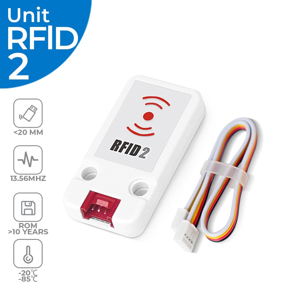 

Официальный мини-устройство чтения/записи RFID M5Stack (2 (WS1850S)