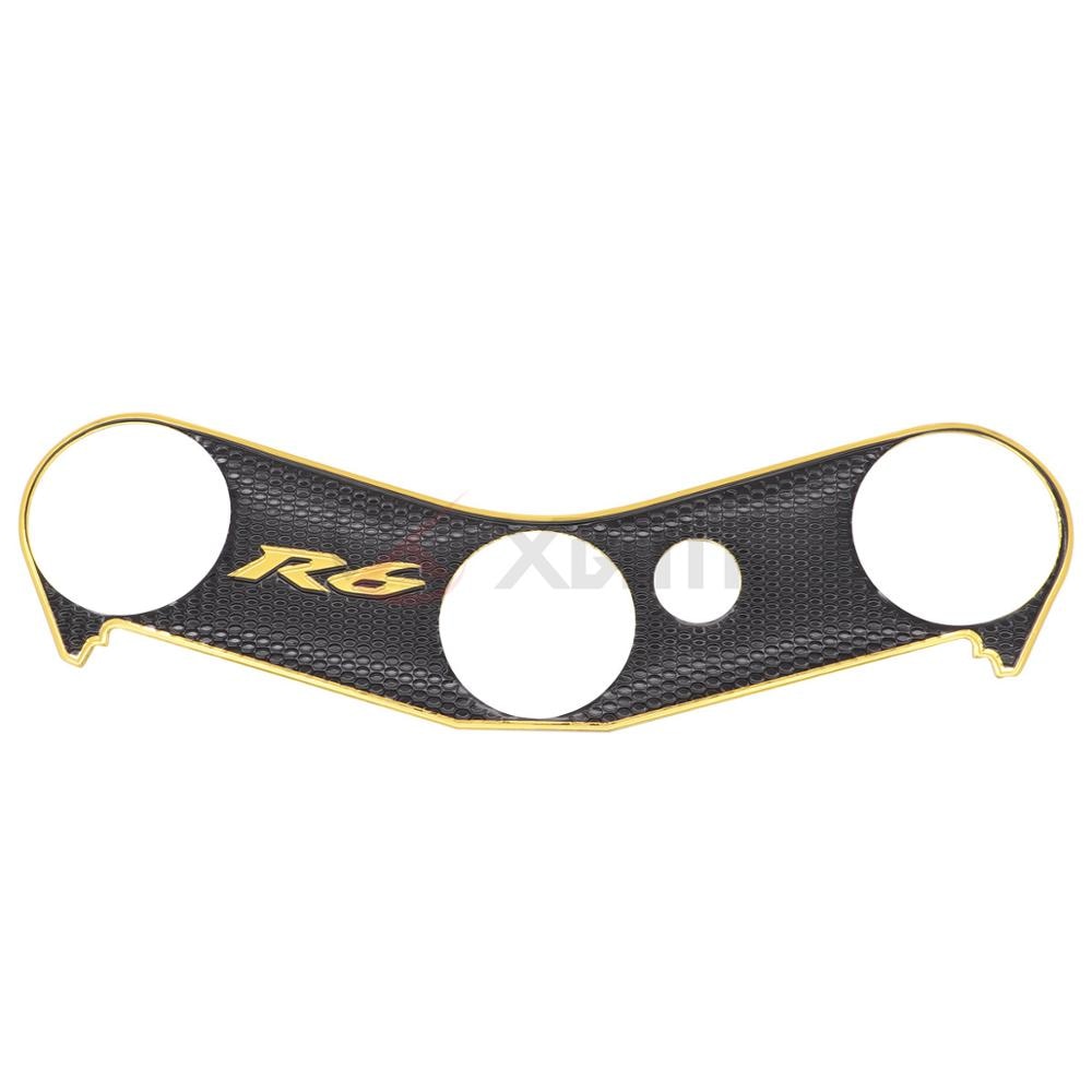 

Мотоцикл Топ тройной зажим хомут наклейка для Yamaha YZFR6 YZF R6 YZF-R6 2006 2007 2008 2009 2010 2011 2012 2013 2014 2015 2016