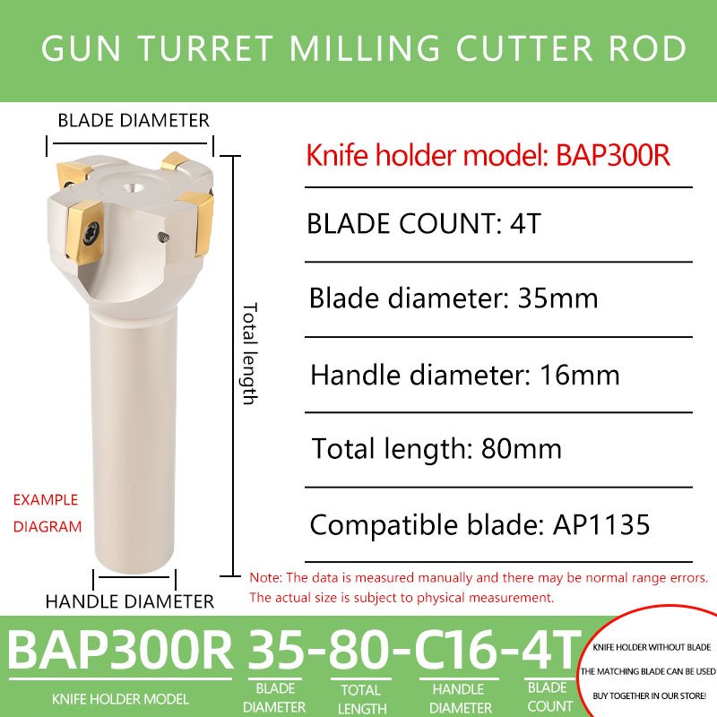 

BAP300R Фреза с плоским концом, прямоугольный держатель фрезерного инструмента BAP300R-17-80-C10-2T BAP300R-28-80-C12-3T BAP300R-32-80-C16-4T