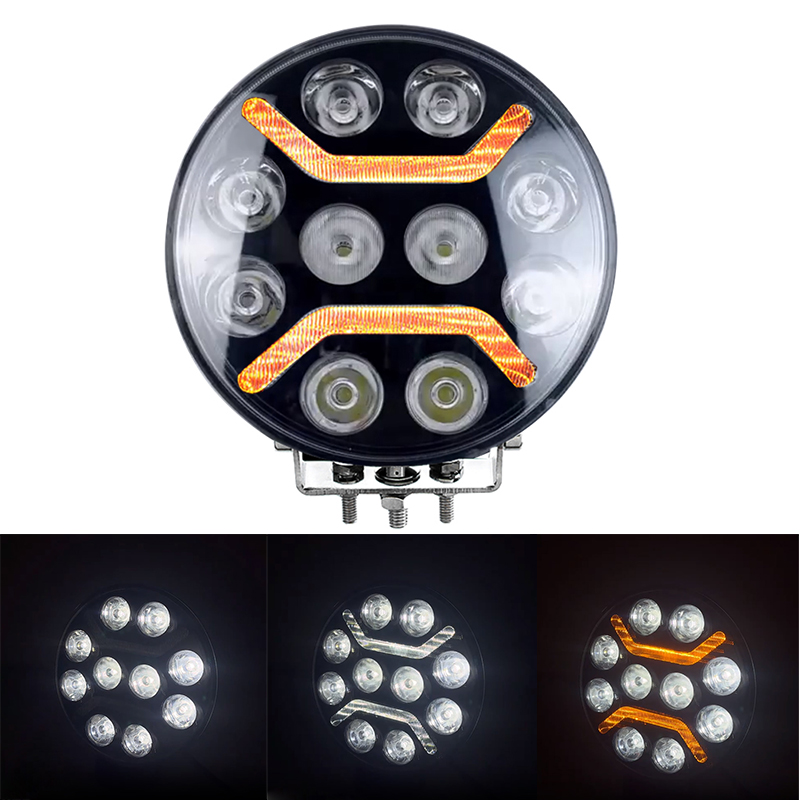 

Противотуманные фары для внедорожника, 9 дюймов, 120 Вт, для Jeep JK Chevy 4runner SUV 4WD 4X4