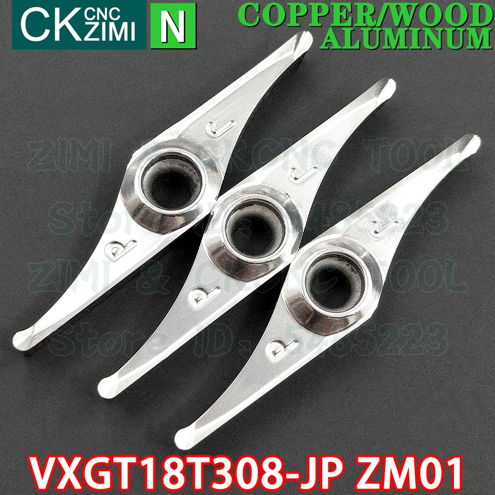 

Токарные пластины ZIMICNC VXGT18T308-JP ZM01 твердого сплава