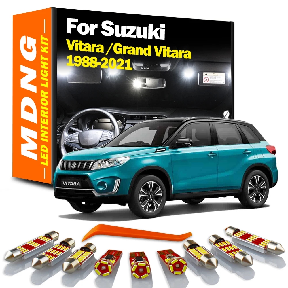 

Яркий набор для Suzuki Vitara, для Grand Vitara 1988-2014 2015 2016 2017 2018 2019 2020, Автомобильные светодиодные лампы