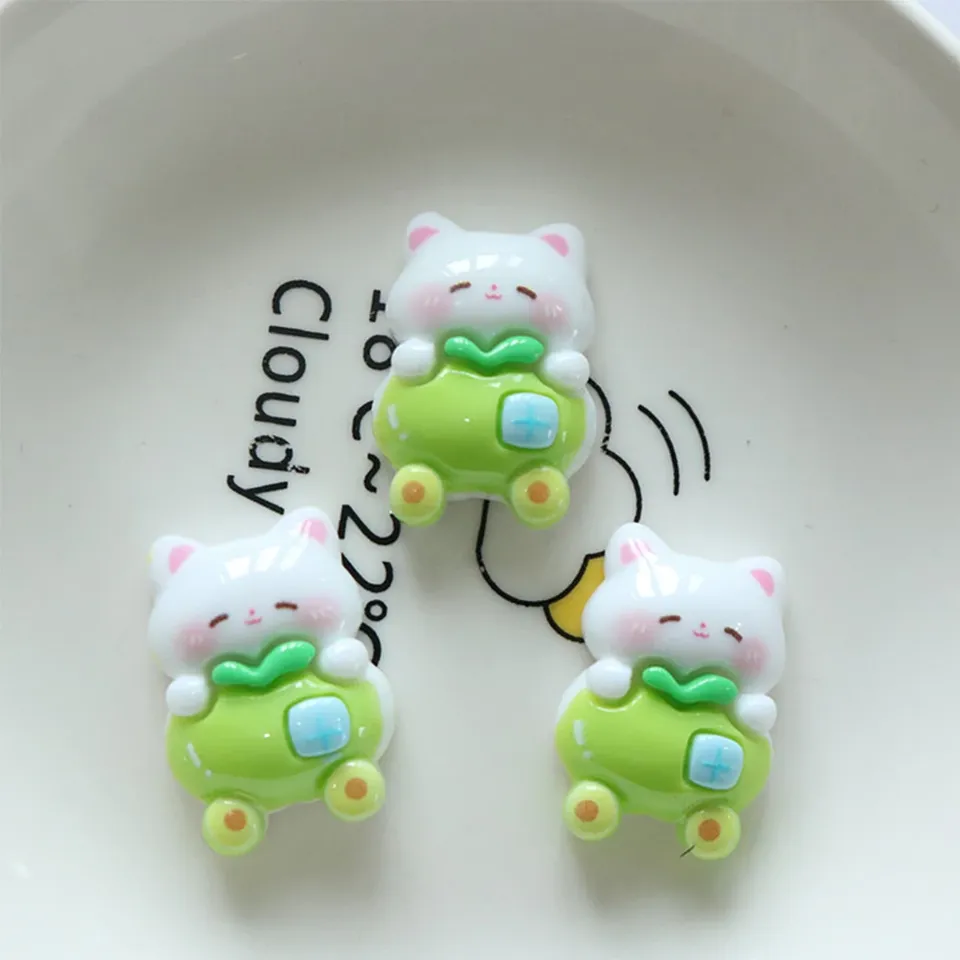 

Кабошоны Apple Cat из смолы 10 шт.