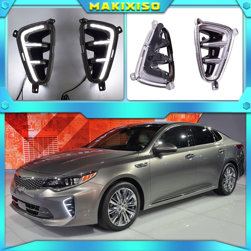 

Дневные ходовые огни дневного света для Kia Optima K5 2016 2017 светодиодный 2 шт.