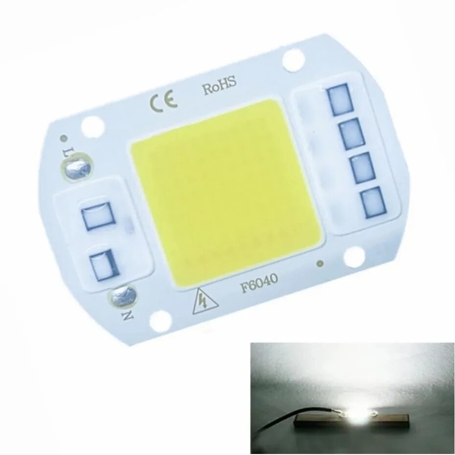 

UooKzz LED COB Chip лампа 20Вт/30Вт/50Вт