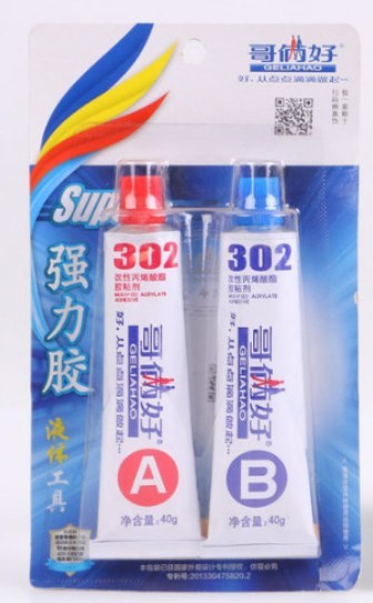 

Сильное прилипание металла железа алюминия плитки дерева супер 302 клейкий керамический клей Сварка температура Высокая Быстрая Сушка AB клейкий