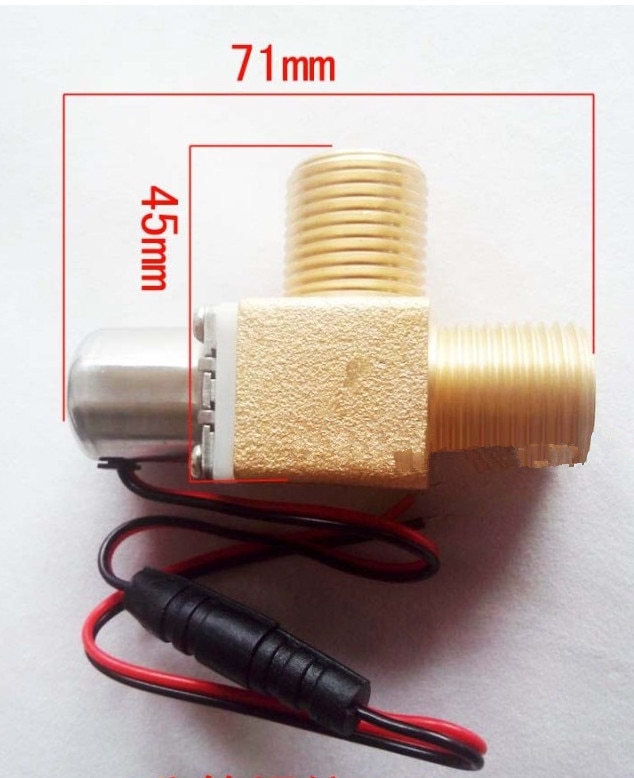 

DC3.6V-6.5V G1/2 Датчик очистки воды, смеситель с импульсным соленоидным клапаном