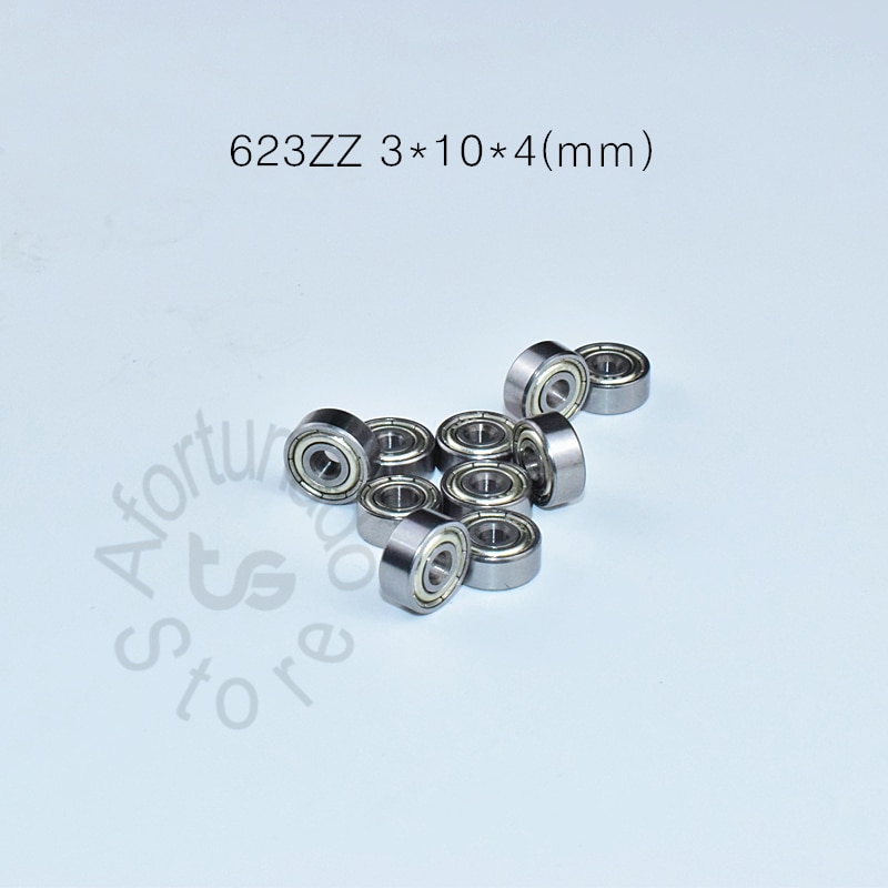 

623ZZ 3*10*4(мм) 10шт хромированная сталь металлические герметичные подшипники