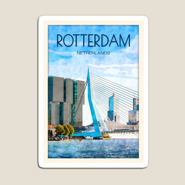 

Магнитные наклейки Rotterdam Travel Art
