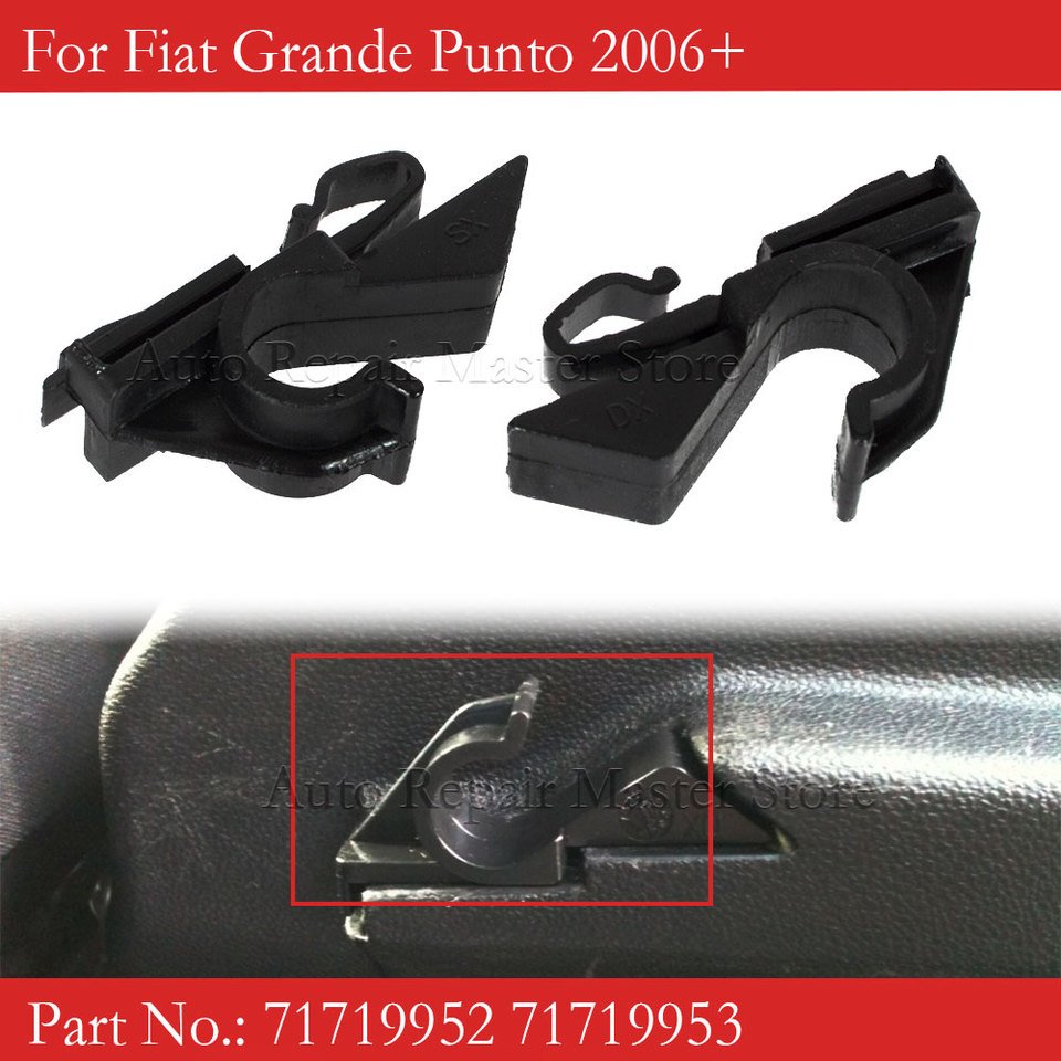 

Пара зажимов для полки задней посылки для Fiat Punto Grande 2006 + 71719952 71719953 крепления для автомобиля и крепежных элементов, автозапчасти