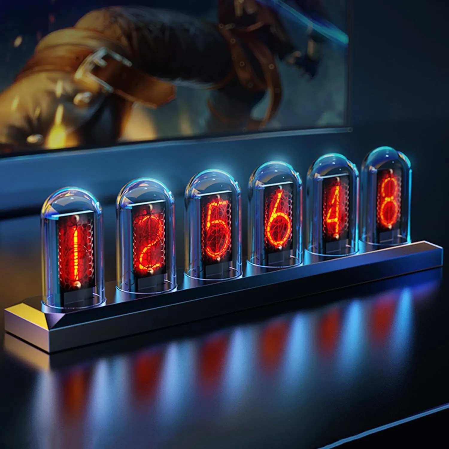 

Ретро часы Nixie Tube с IPS-экраном