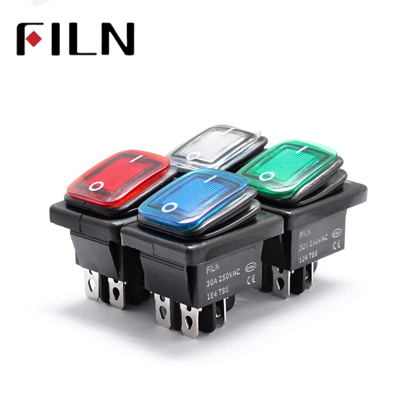 

FILN Kcd4 водонепроницаемый переключатель 220V 30A