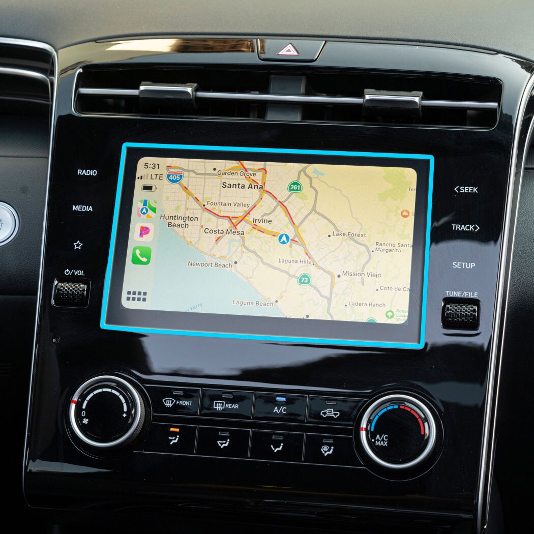 

2 шт., 8-дюймовая автомобильная GPS-навигация, защитная пленка для Hyundai Santa Cruz 2022, ЖК-экран, защитная пленка для домашних животных, наклейки, аксессуары