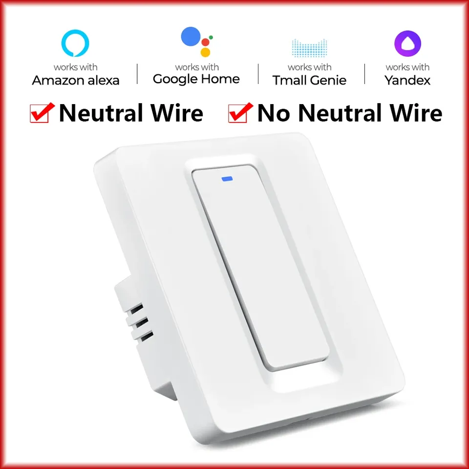 

Чеволинк Умный переключатель Wi-Fi 1/2/3 Gang