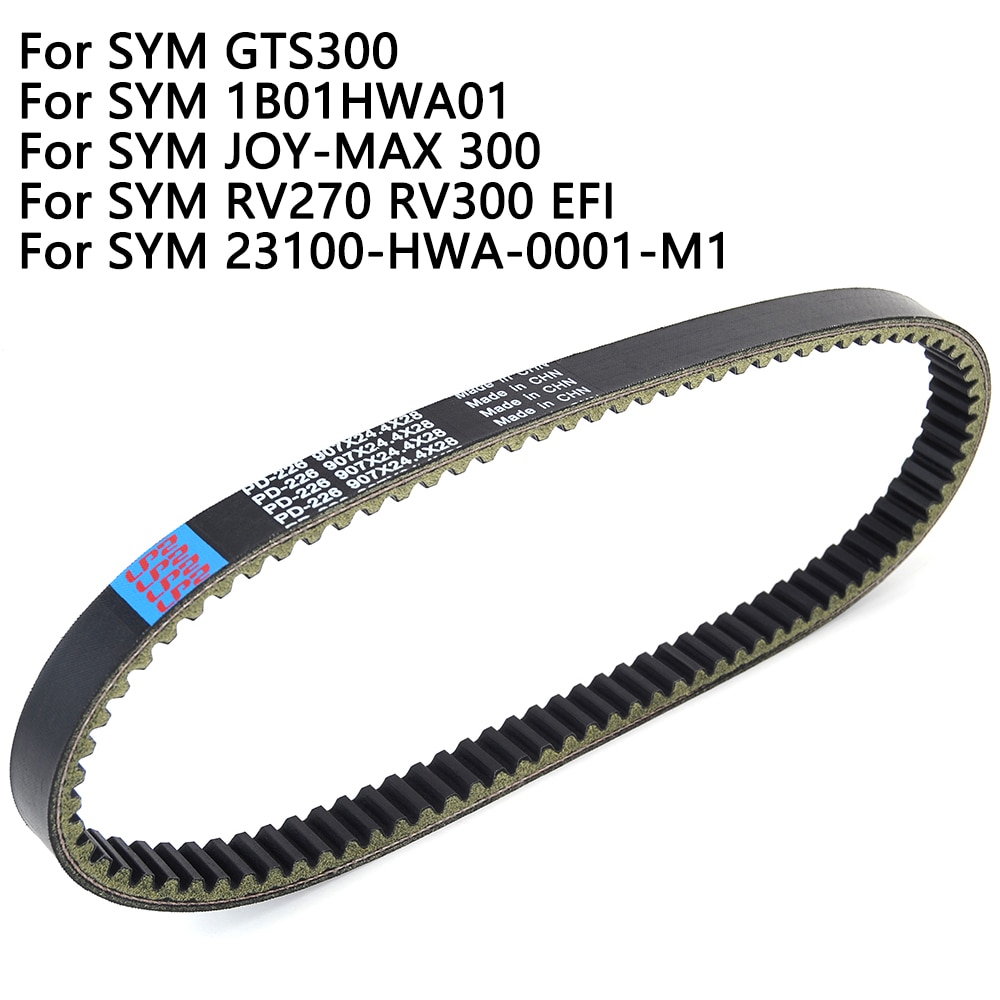 

Ремень передачи приводного ремня Для SYM GTS Joymax 300 RV270 RV300 GTS300 GTS 300 JOY-MAX 300 EFI 1B01HWA01 23100-HWA-0001-M1