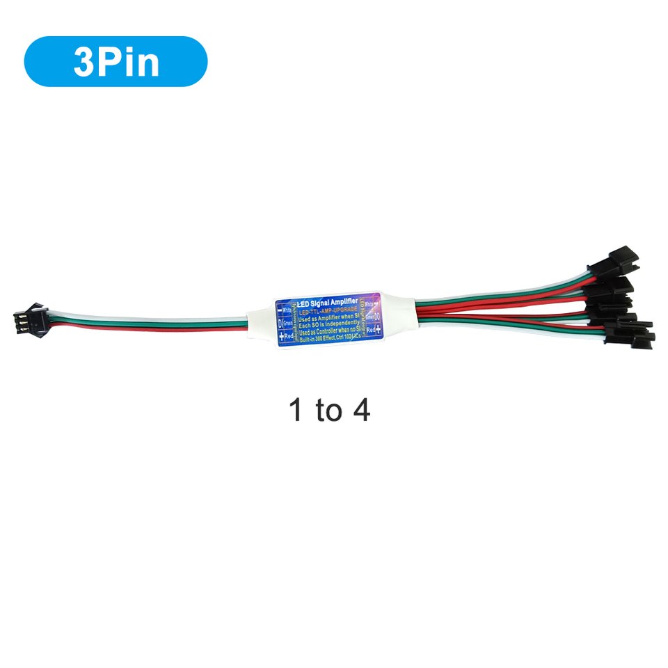 

FUNZENXIN RGB контроллер усилитель сигнала для светодиодных лент