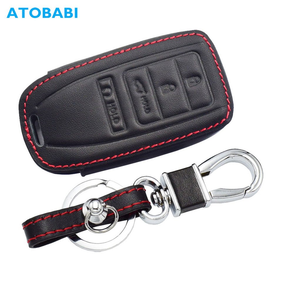 

Кожаный чехол для автомобильного ключа Smart Remote Fobs Shell Чехол автомобильные аксессуары для Acura ILX RLX RDX MDX 2016 2017 2018 2019 2020