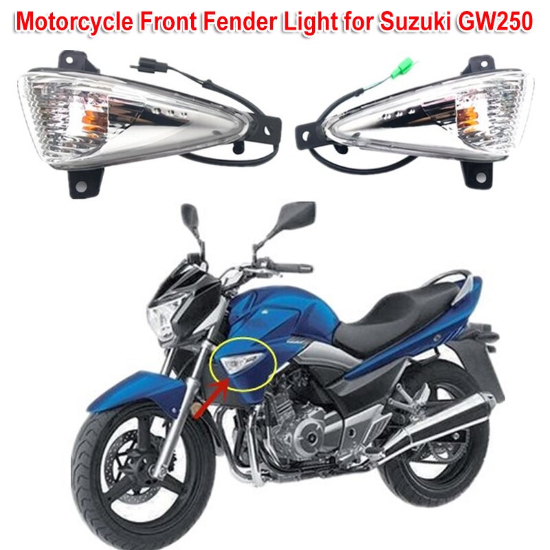 

1 пара, индикатор поворота для Мотоцикла Suzuki GW250 Inazuma Haojue
