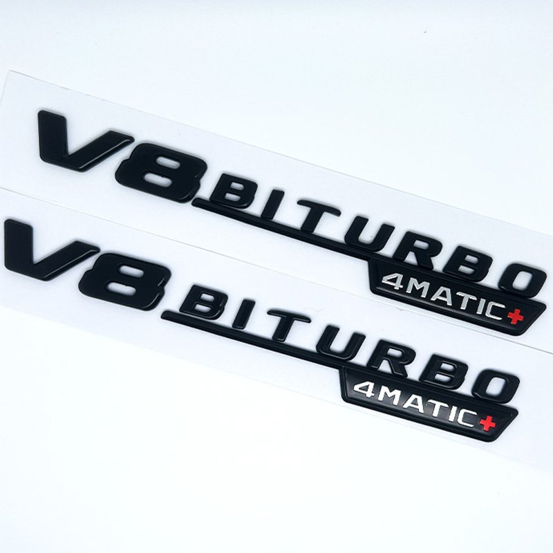 

Автомобильное крыло, боковая эмблема V8 Biturbo, 4matic логотип для Mercedes C63S W205 E63S W213 S63 W222 GLC63S X253 GLE63S W167 AMG, аксессуары