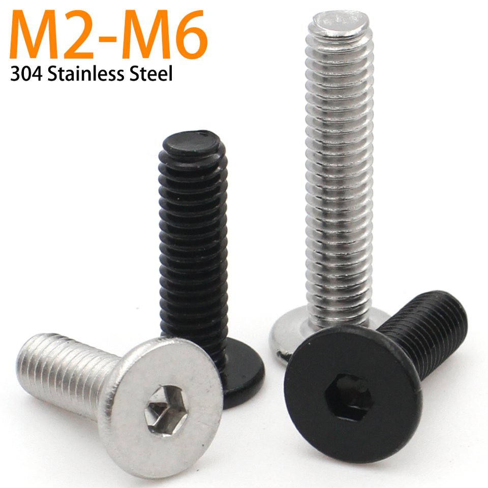 

Болты Zimir шестигранные черные 304 нержавеющая сталь M2-M6
