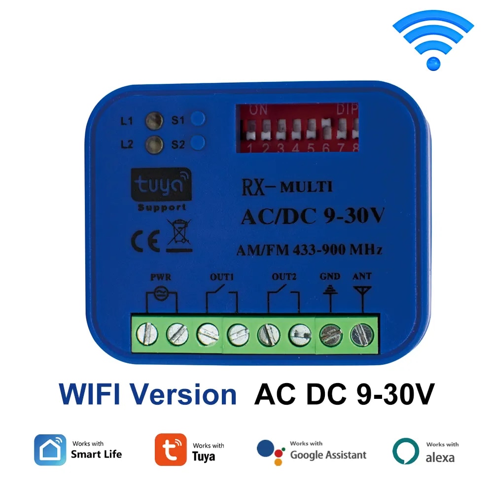 

Scimagic-RC Умный Wi-Fi приемник для гаражных ворот