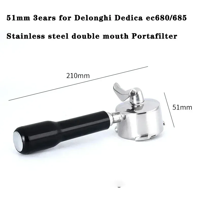 

Портафильтр для Delonghi Dedica Ec680/685, нержавеющая сталь