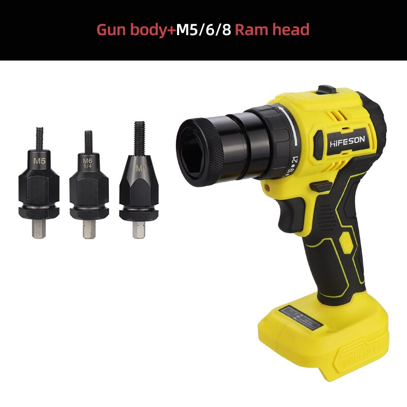 

HIFESON Электрозаклепочник гайка KF8026 для аккумулятора Makita 18/21/26 В
