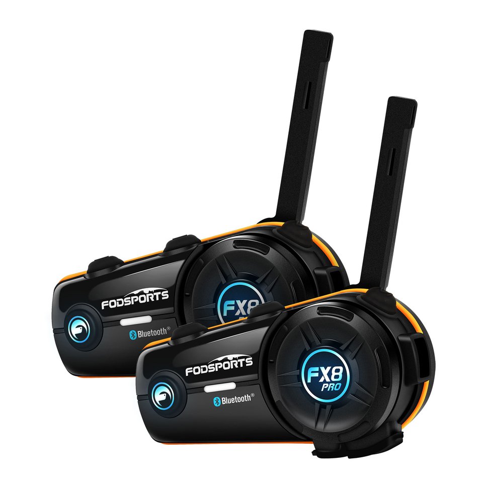 

Fodsports FX8 Pro Интерком Гарнитуры для мотоциклетного шлема 8 гонщиков Dual Bluetooth Intercomunicador Moto Music Share Интерфон