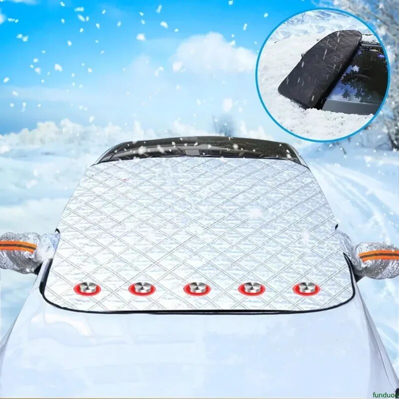 

Для Toyota Land Cruiser Prado FJ 150 FJ150 LC150 2010-2020 магнитное очень толстое лобовое стекло автомобиля, противоснежный чехол, зимние солнцезащитные козырьки