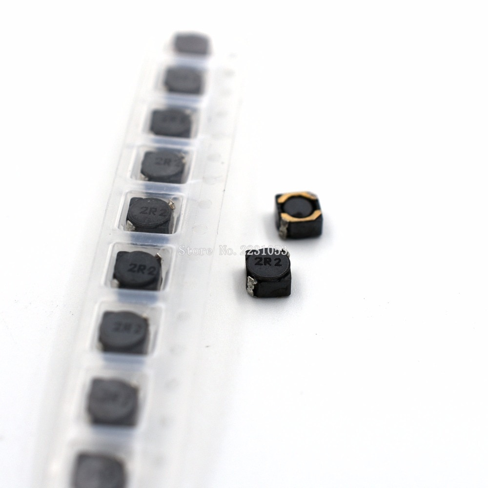 

10 шт./лот CDRH4D28 SMD силовой индуктор 2.2uH 2.2uh 2R2 экранированный индуктор 5*5*3 мм