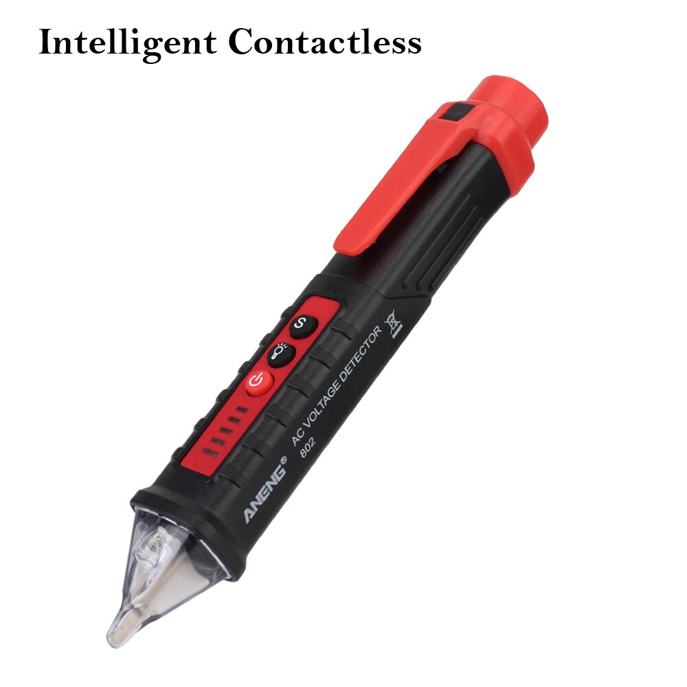 

Датчик тока VC1010 цифровой детектор напряжения переменного/постоянного тока 12-1000 в умный Бесконтактный измеритель тестер ручка регулируемая чувствительность