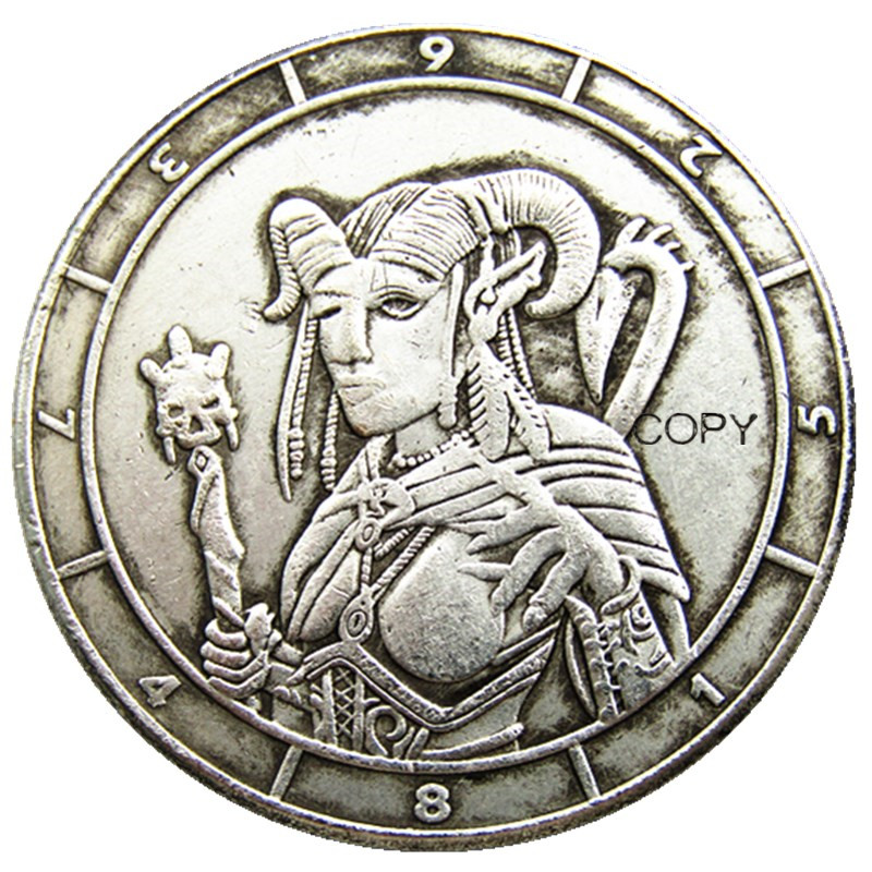 

Серебряная копия монеты Хобо Морган 1880-1899