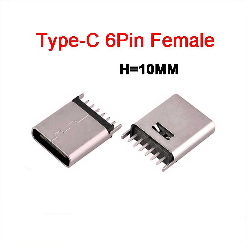 

Разъемы Micro USB Type-C 3.1 6Pin H10MM