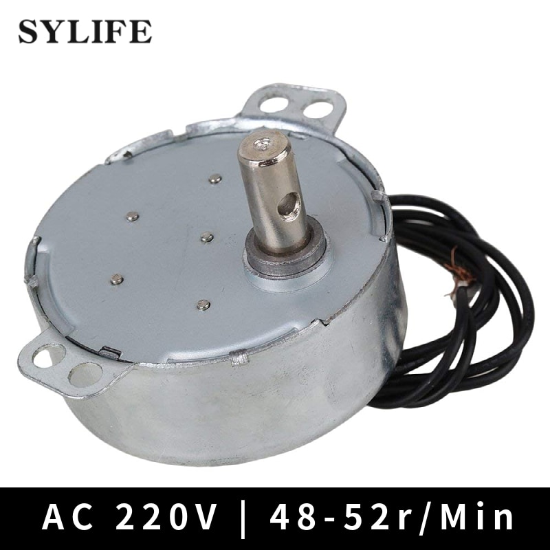 

Синхронный двигатель AC 220-240V 50/60Hz 4W 48-52 RPM