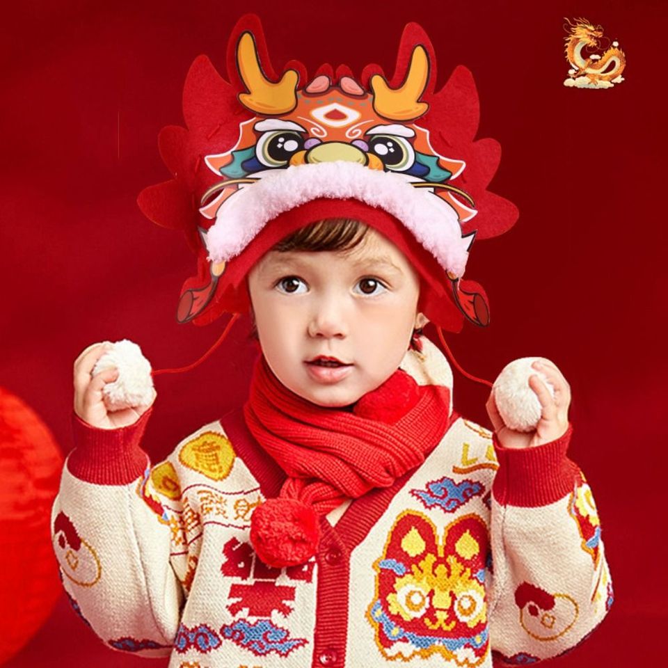 

Китайская новогодняя шляпа дракона Lucky