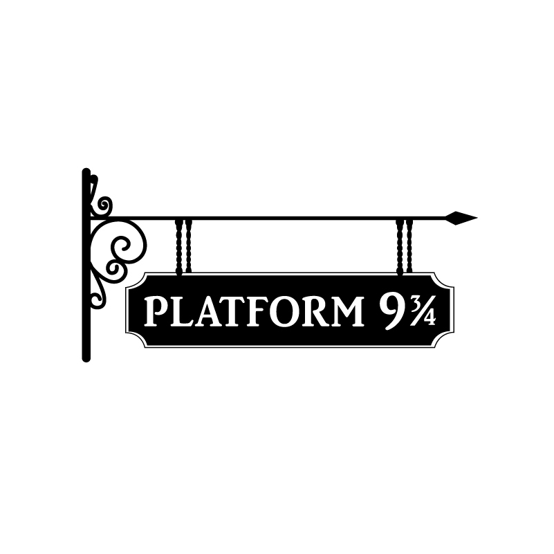 

Виниловая наклейка Kasamanis Platform 9 3/4