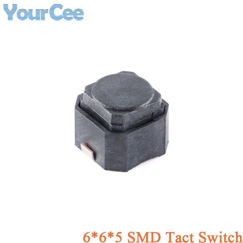 

Переключатель 6*6*5 Silent Silicone Switch черный