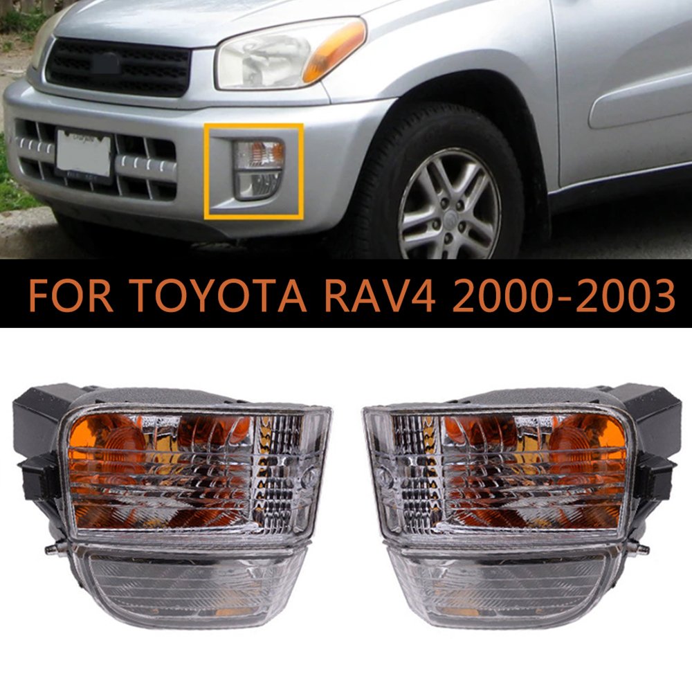 

1 пара, передний левый и правый бампер для Toyota RAV4 2000 2001 2002 2003
