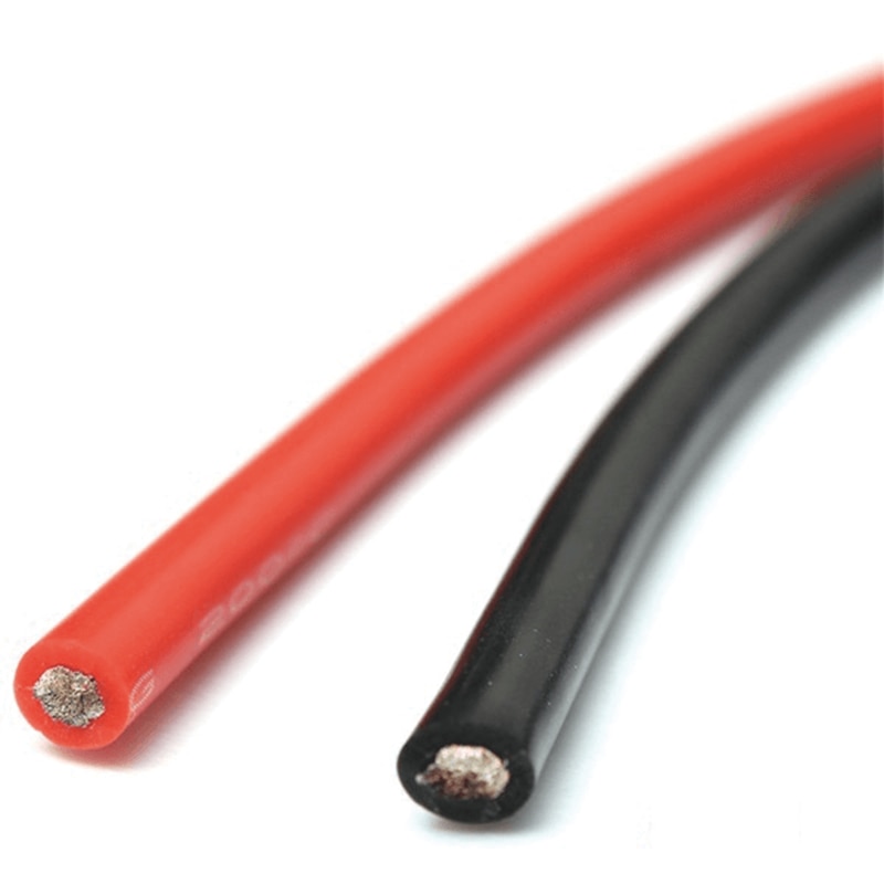 

Hoenvesta Силиконовые кабели 10-26 AWG, 5 м, красный и черный
