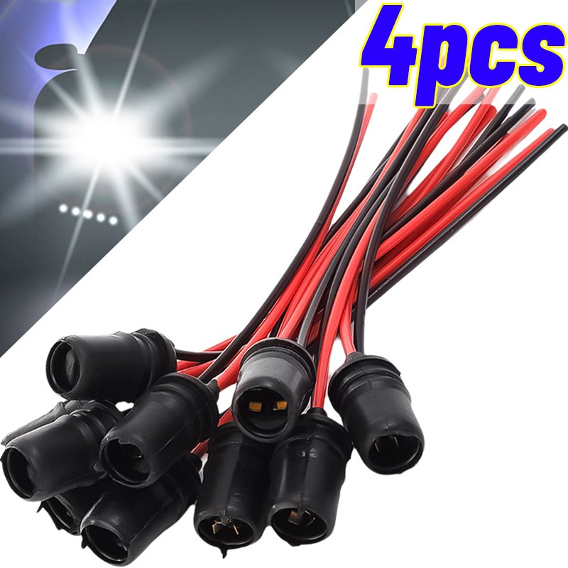 

DC12V T10 W5W 147, розетка, габаритный светильник, держатель, разъем, проводная лампа, мягкий резиновый жгут, запасные части автомобиля, 20/4 шт.