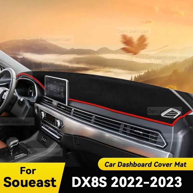 

Коврик для крышки приборной панели, защитный коврик для SOUEAST DX8S 2022 2023, автомобильные аксессуары, панель приборной панели, искусственная Защита от УФ-лучей, коврик для приборной панели