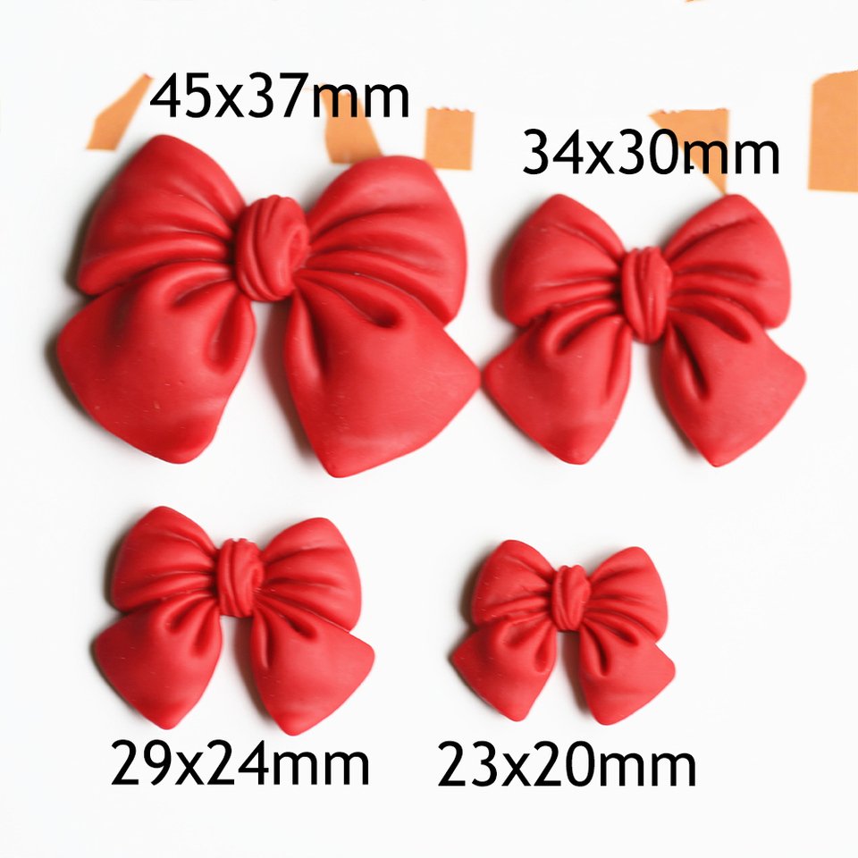 

Миниатюрные кабошоны из смолы Bow Tie Series