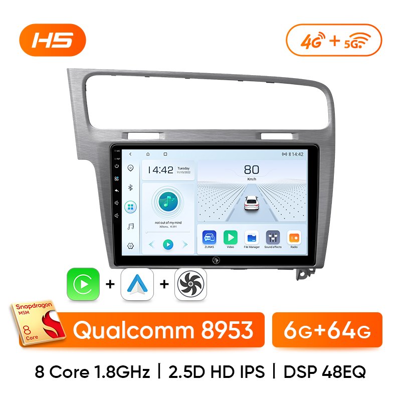 

Автомобильное радио Ainavi для Volkswagen VW Golf 7 MK7 GTI 2012 2013-2020 беспроводной Carplay Android авто мультимедиа GPS 2 Din авторадио